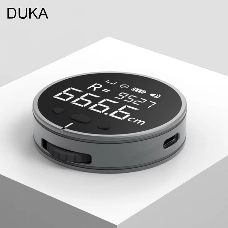 DUKA ATuMan Little Q règle électronique télémètre 8 en 1 ruban à mesurer numérique Mini outil de mesure roulant pour plat incurvé