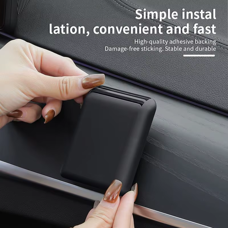 Boîte de rangement pour cartes et billets de voiture, 5 emplacements, organisateur universel multifonction pour la solution d'aménagement intérieur du véhicule