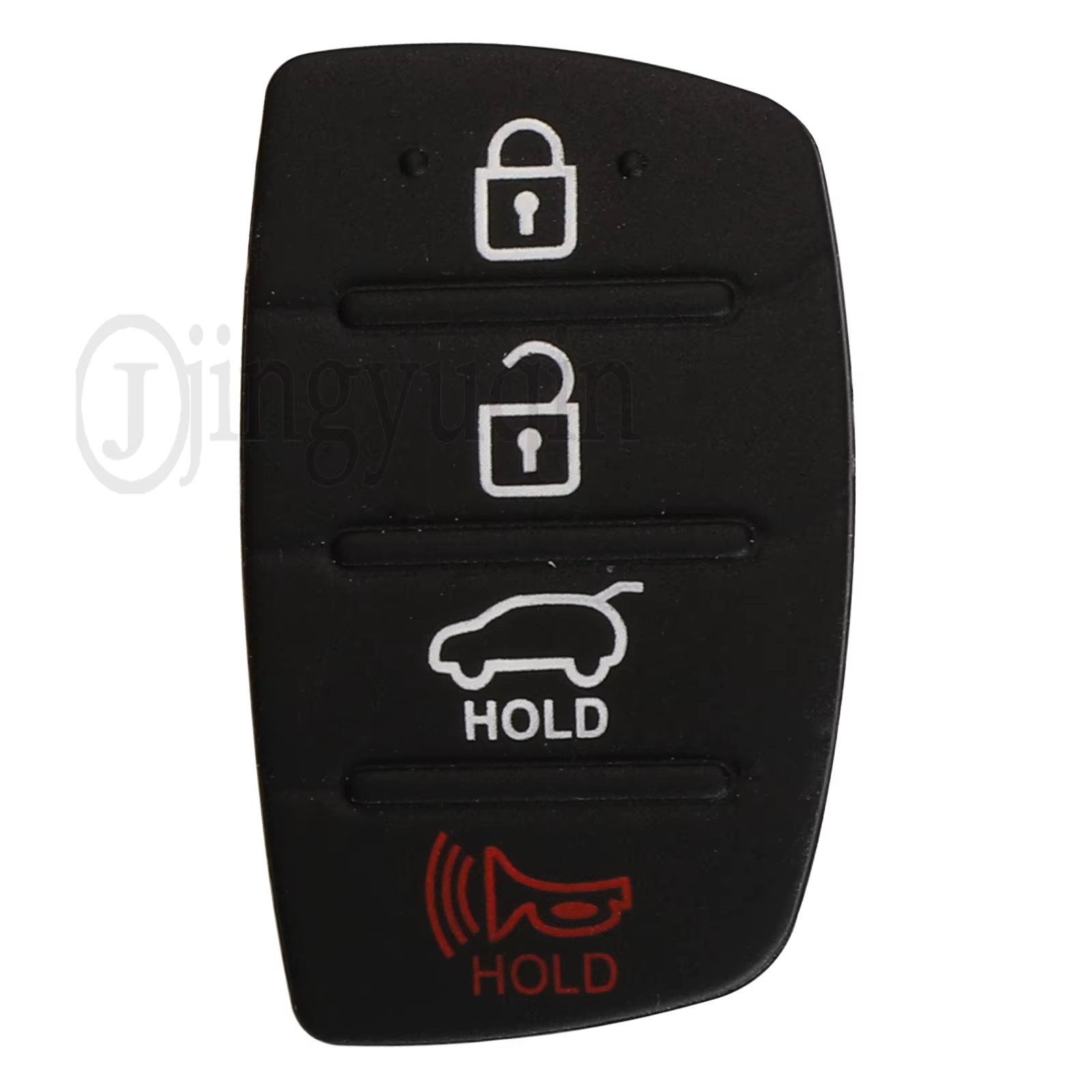 Jingyuqin 10 pièces tampon de réparation de clé à distance de voiture pour Mistra Hyundai HB20 SANTA FE IX35 IX45 housse de clé 2/3/4 boutons de remplacement