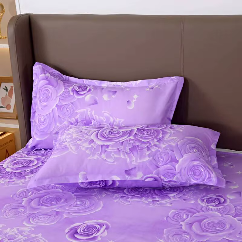Taie d'oreiller de literie avec motif de fleurs personnalisable, chambre adulte, décoration de la maison, housse de coussin de taille personnalisée, 70x70cm, 51x66cm, 1 pièce