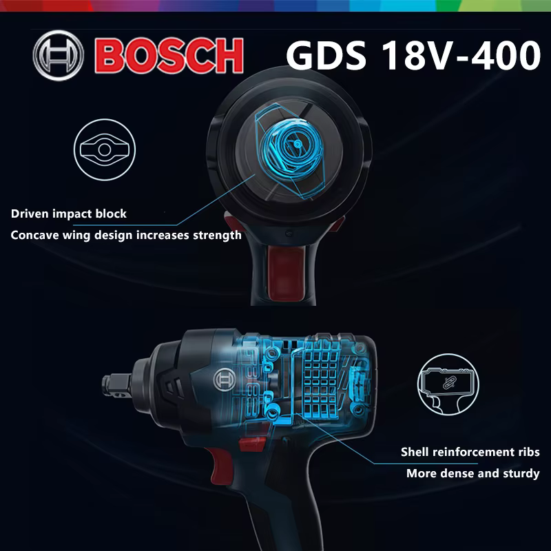 Bosch-Torque de tournevis à percussion sans fil sans balais