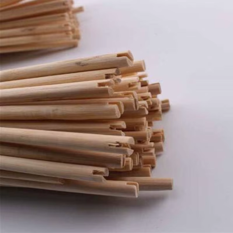 10 pièces flèche en bois naturel diamètre 7mm longueur 42cm avec caoutchouc