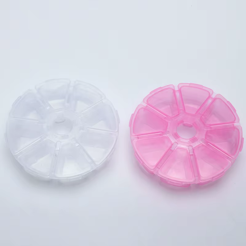 Boîte à outils ronde en plastique