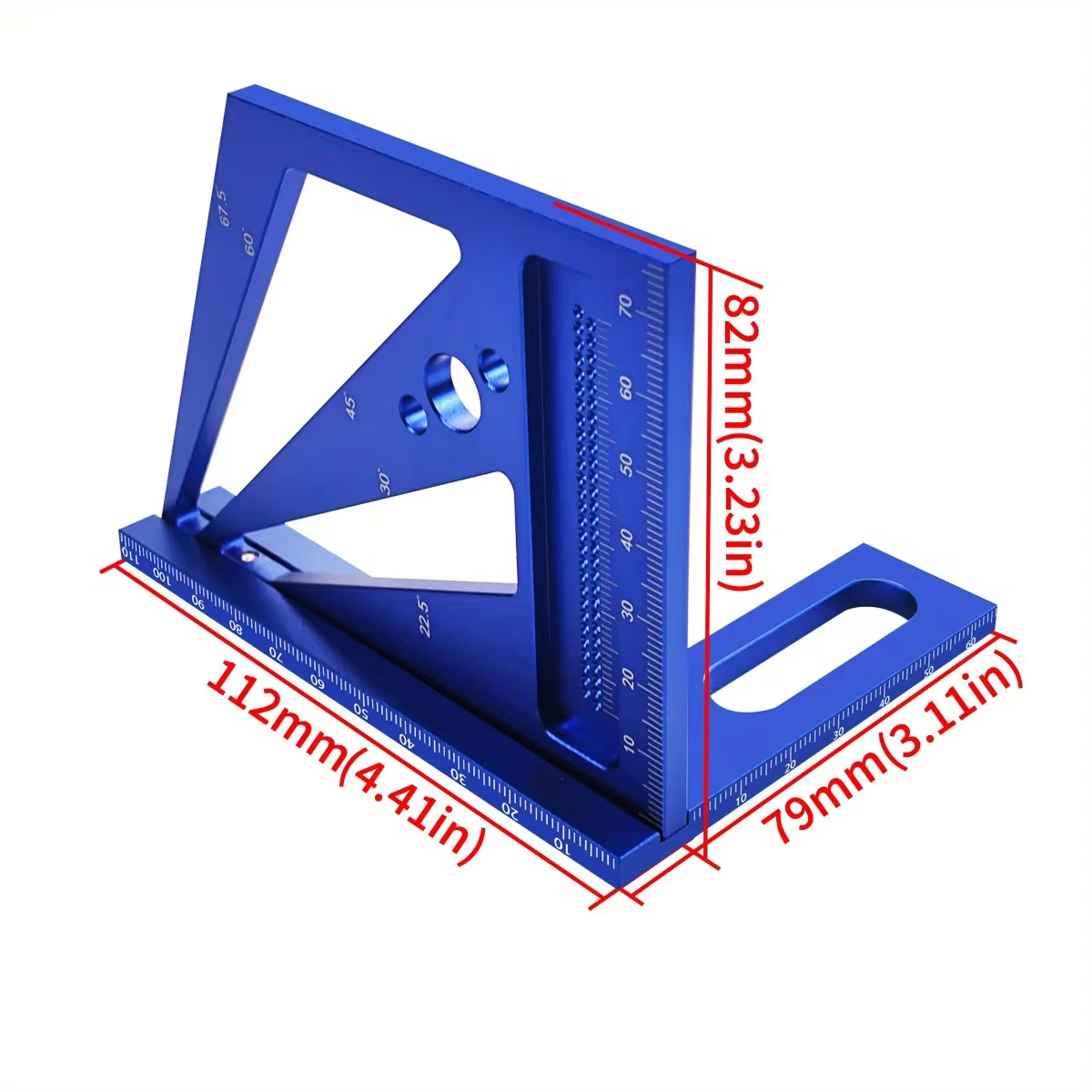 Règle de mesure 3D multi-angle