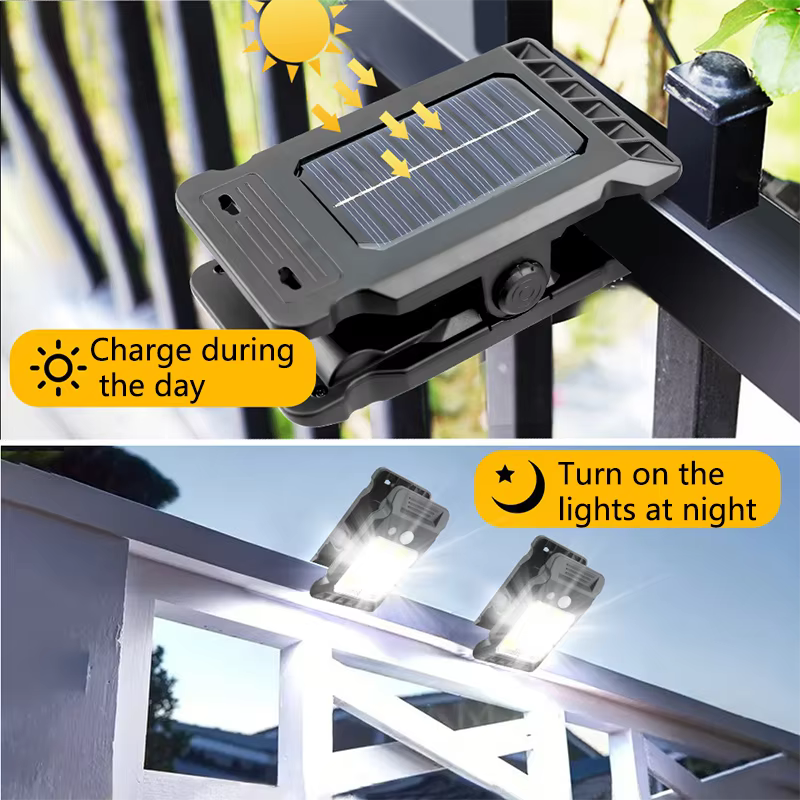 Lampe solaire à clipser
