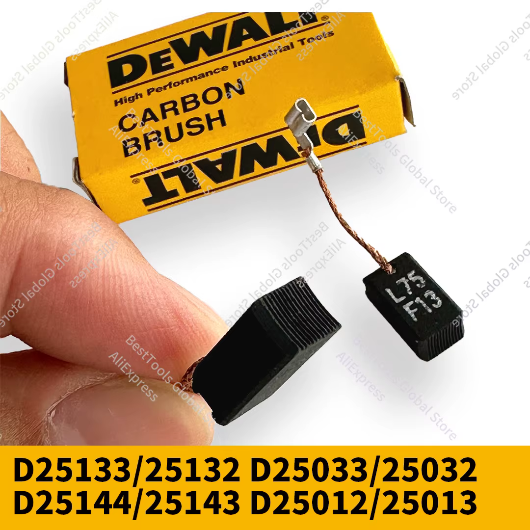 Dewalt – brosse en carbone N418049 pour D25133 D25132 D25033 D25032 D25144 D25143 D25012 D25013 D25260