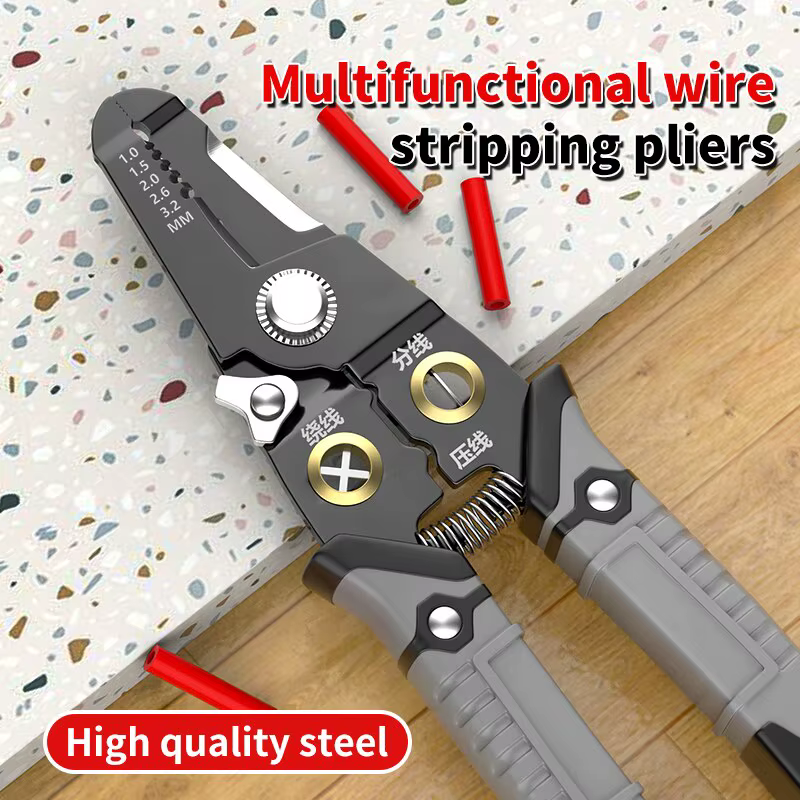 Améliorez votre boîte à outils avec cette pince à sertir et à dénuder les fils multifonctionnelle pour électricien!
