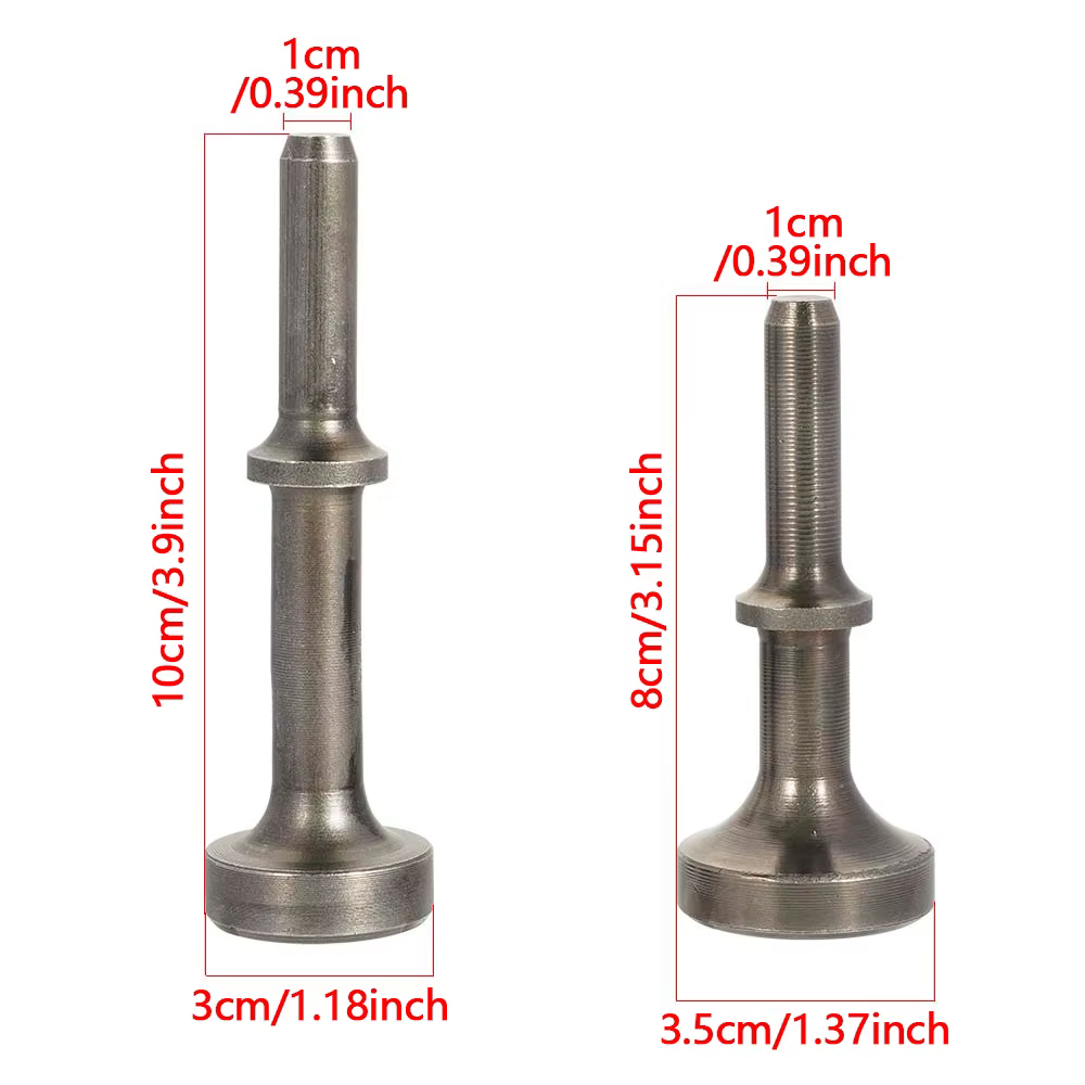 1 pièce Mèche de marteau pneumatique universelle en acier de 80 mm et 100 mm
