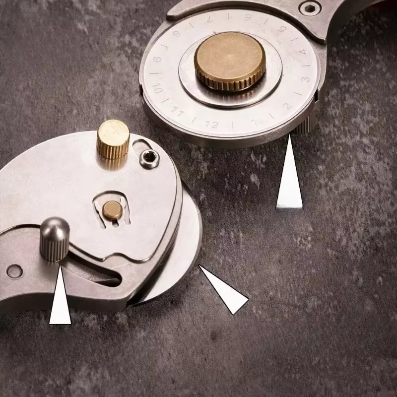 Outil de découpe de cuir à rouleau entièrement métallique