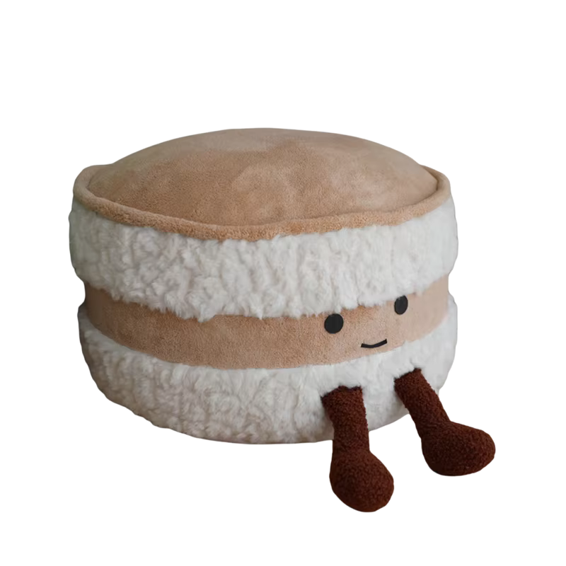 Pouf en forme de pain mignon, coussin de sol Tatami pour salon, repose-pieds amovible et lavable, banc à chaussures décoratif pour maison d'hôtes