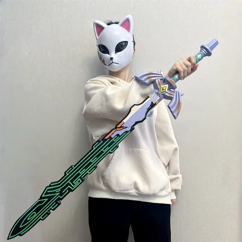 WW jeu lien marteau grand maître épée bouclier armes larmes du royaume Royal chevalier épée sécurité PU caoutchouc Halloween