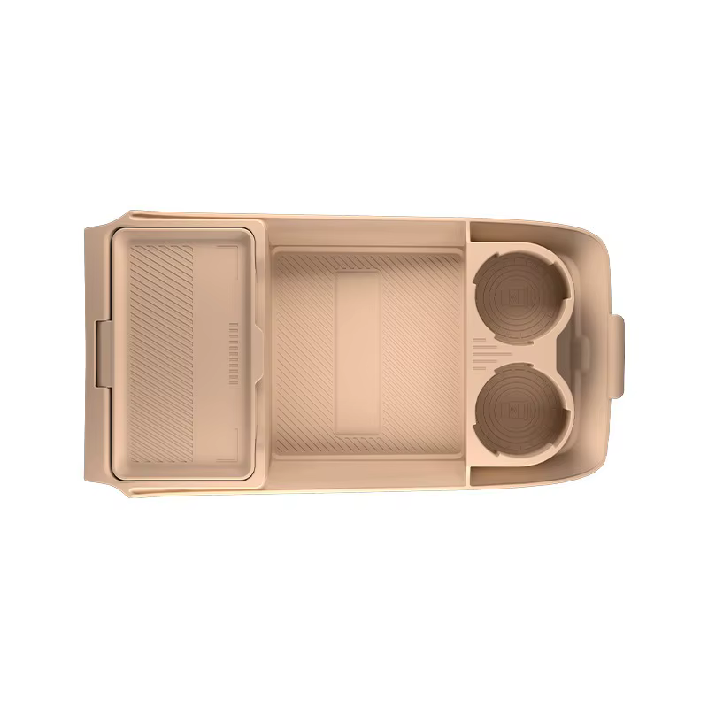 Boîte de rangement pour console inférieure compatible avec Exeed Sterra ET 2025, plateau antidérapant, organisation intérieure, accessoires pratiques pour l'intérieur de la voiture