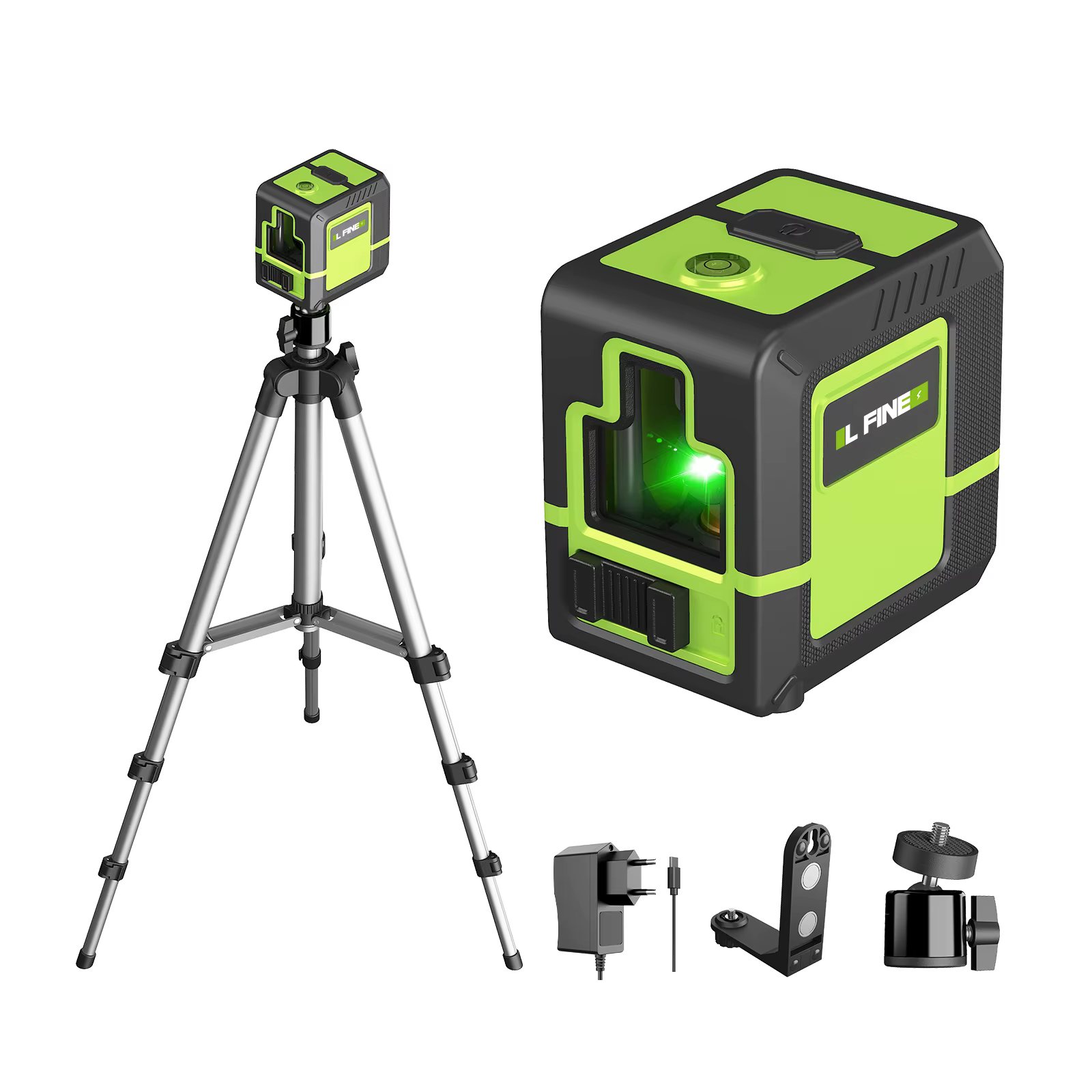 Lfine niveau Laser professionnel 2 lignes avec trépied