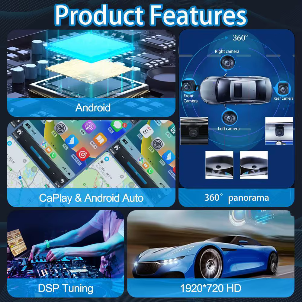 Autoradio Android 14 13 pouces