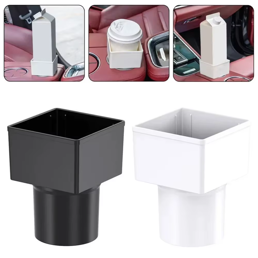 Boîte de rangement carrée en plastique PP pour voiture