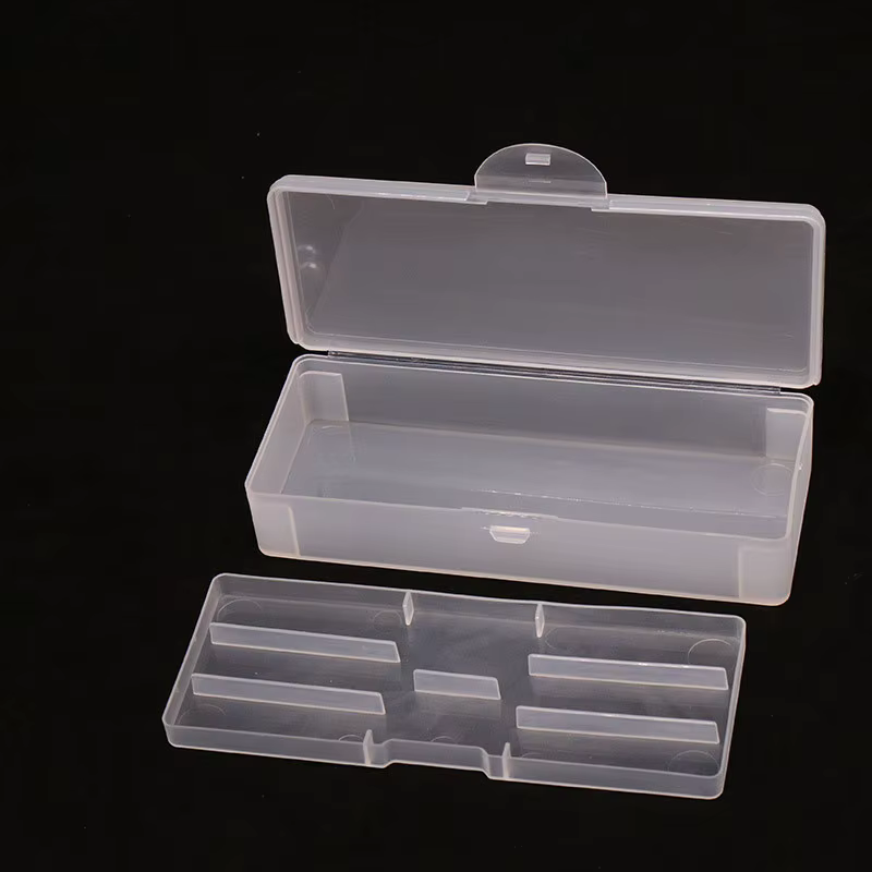Boîte de rangement de finition à Double couche pour Nail Art, boîte de rangement pour outils de manucure, brosses à ongles, stylo, vitrine, bijoux, organisateur