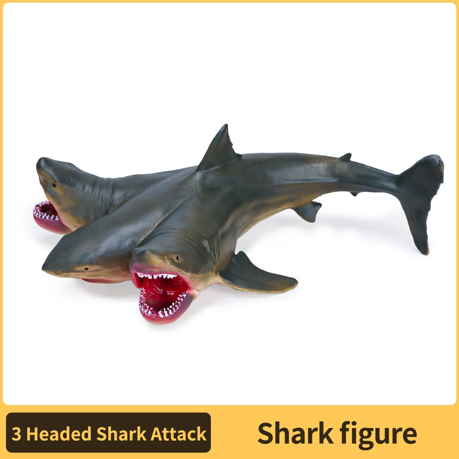 Grande figurine de requin blanc