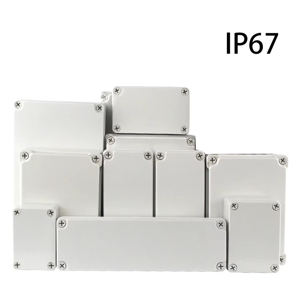Boîte de jonction de projet pour câble électrique extérieur bricolage étanche IP67 boîtier de fil 115x90x55mm boîtiers électroniques étanches