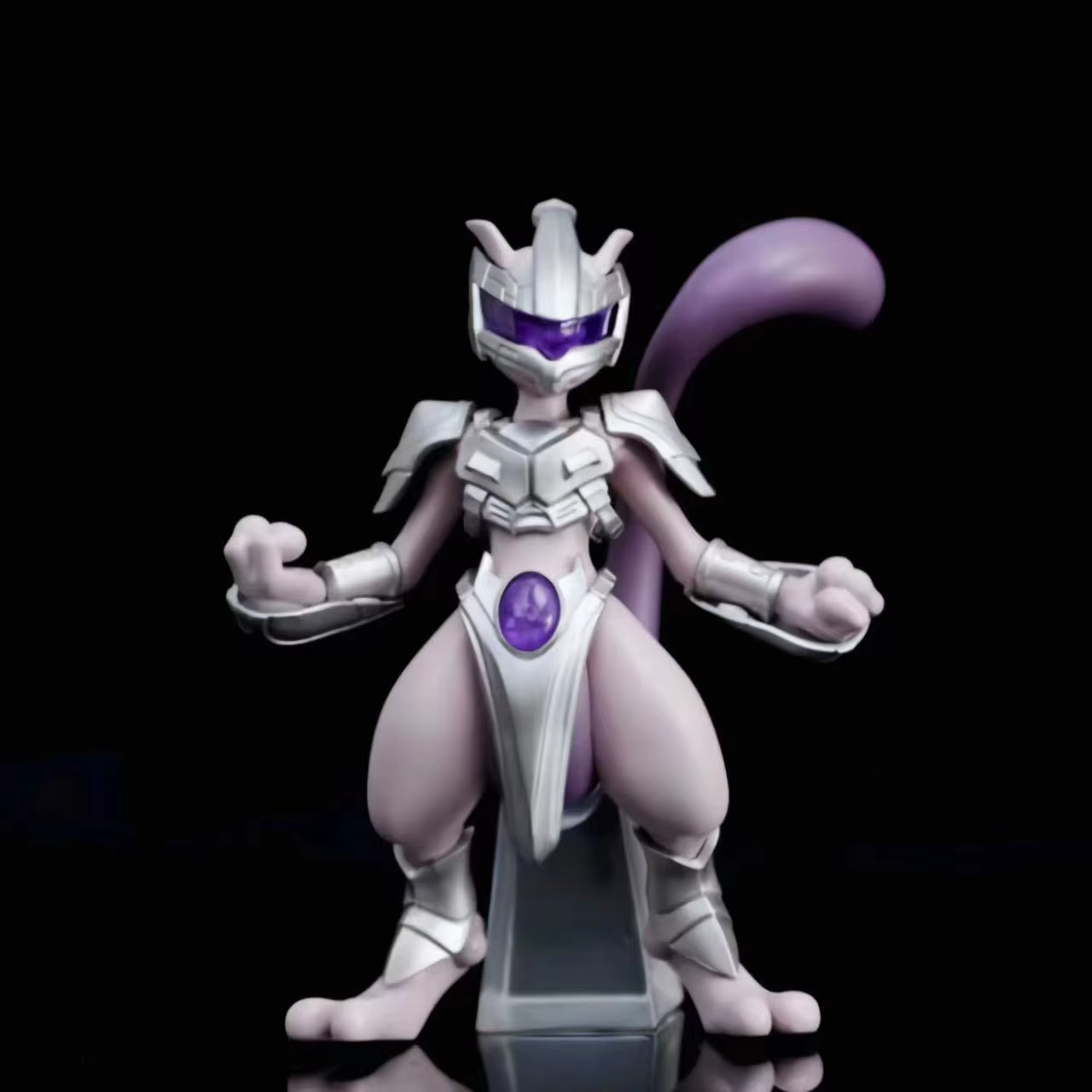 Figurines Pokemon Anime Mew Mewtwo, figurines d'action, Anime légendaire GK, Collection en PVC, modèle périmètre, jouets d'anniversaire