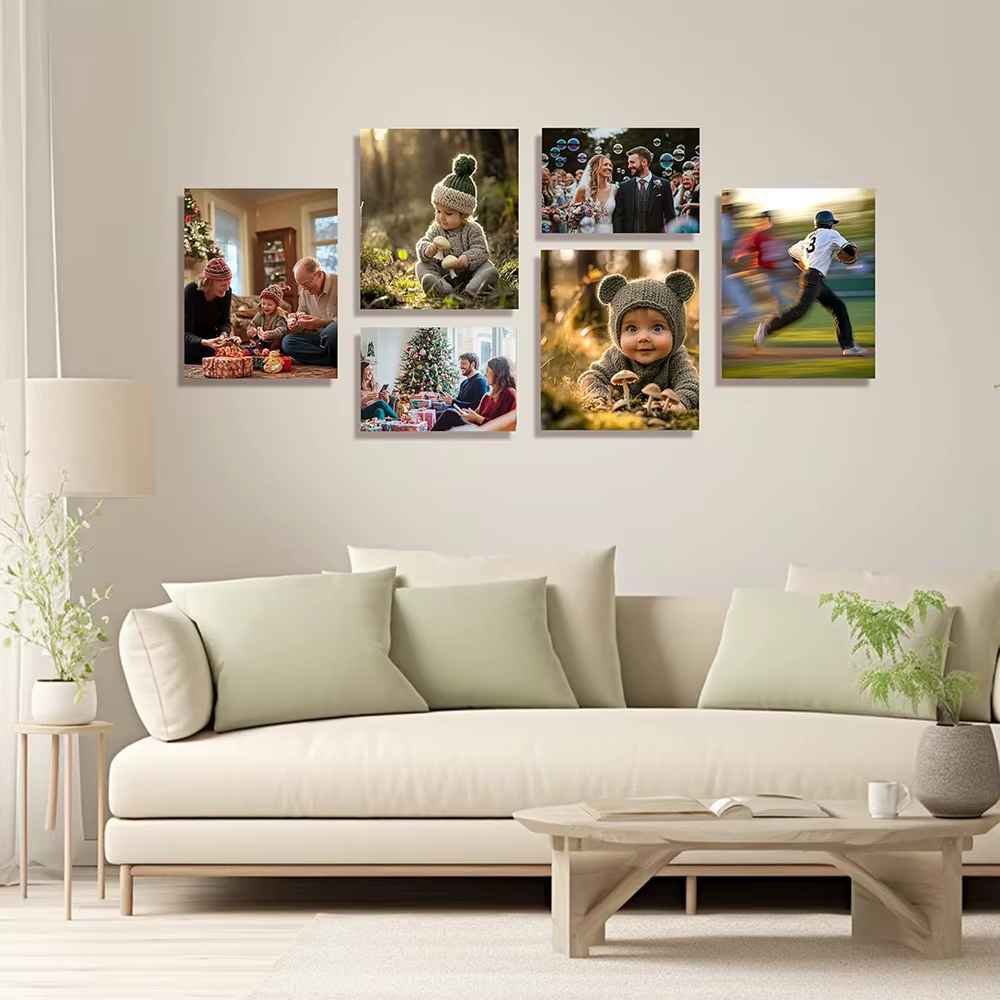Impression personnalisée d'affiches sur toile à partir de photos
