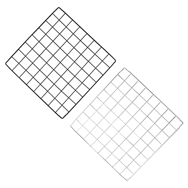 Combinaison de rangement multifonctionnelle en métal noir 35x35cm
