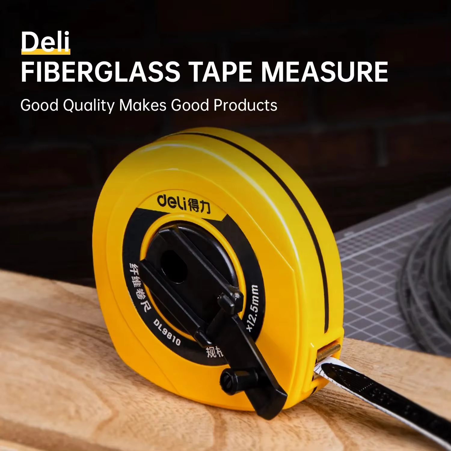 Ruban à mesurer circulaire en fibre de verre