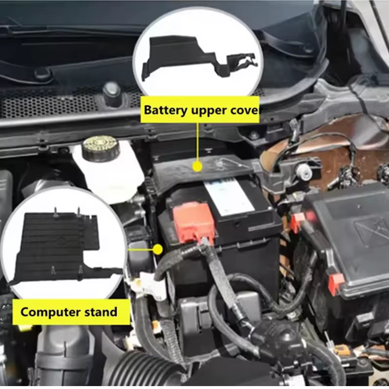 Couvercle de batterie en cristal pour KIT