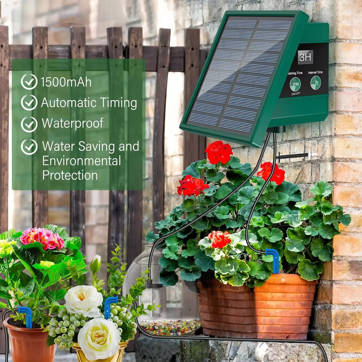 Système d'irrigation goutte-à-goutte solaire automatique